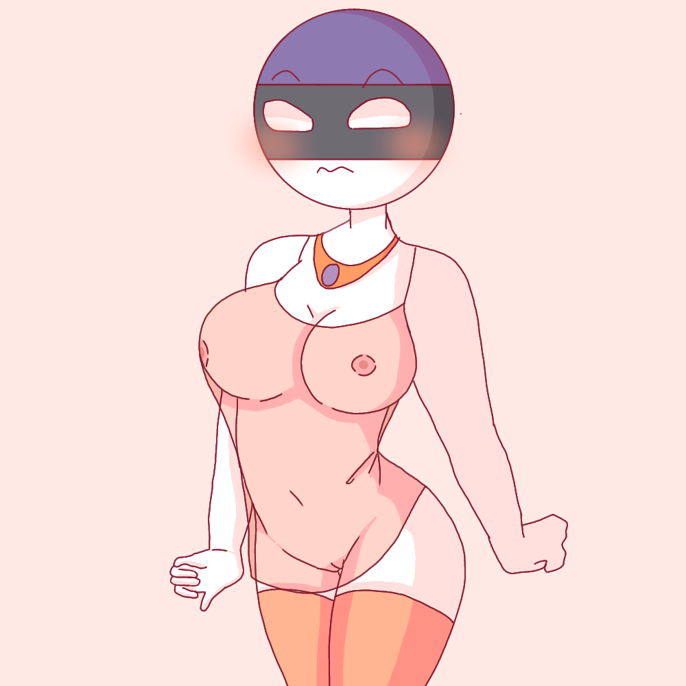 big_ass big_breasts blush countryhumans countryhumans_girl cute estonia_(countryhumans) estonian_flag female jojofan_alsoch