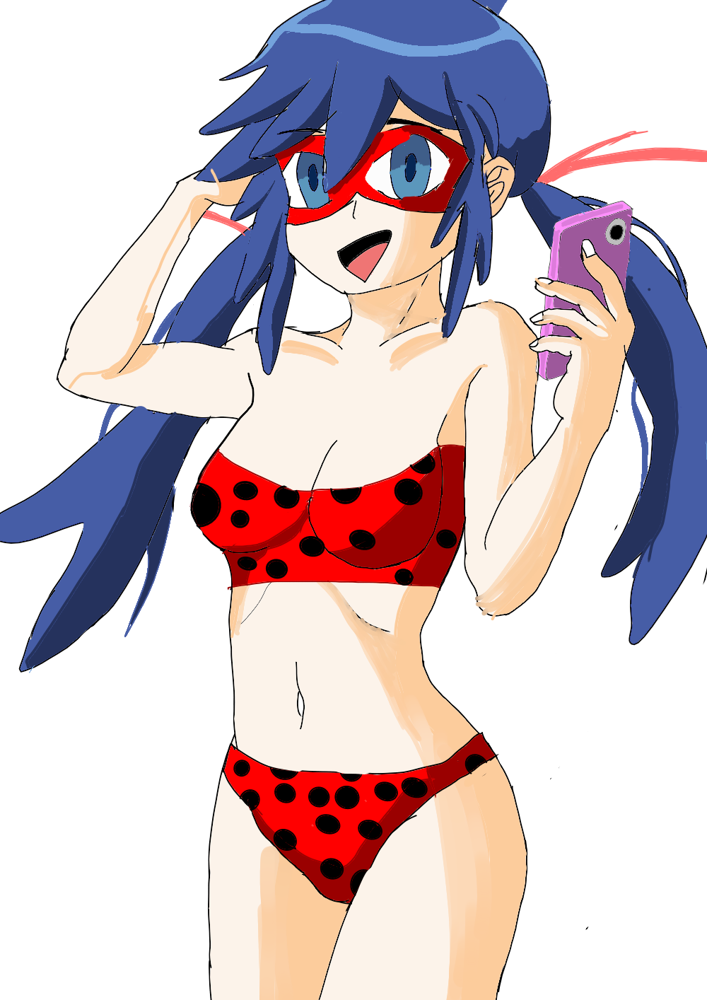 beginner blue_eyes blue_hair heroine ladybug_(character) light-skinned_female light_skin marinette_cheng marinette_cheng_(pv) marinette_dupain-cheng marinette_dupain-cheng_(pv) miraculous_ladybug small_breasts tagme