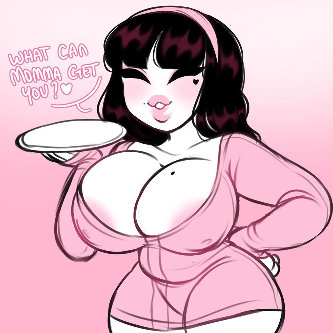 1girls, breasts, cinnabus, female, female only, large breasts, lips, partially clothed, pink lipstick, sona (cinnabus), tagme