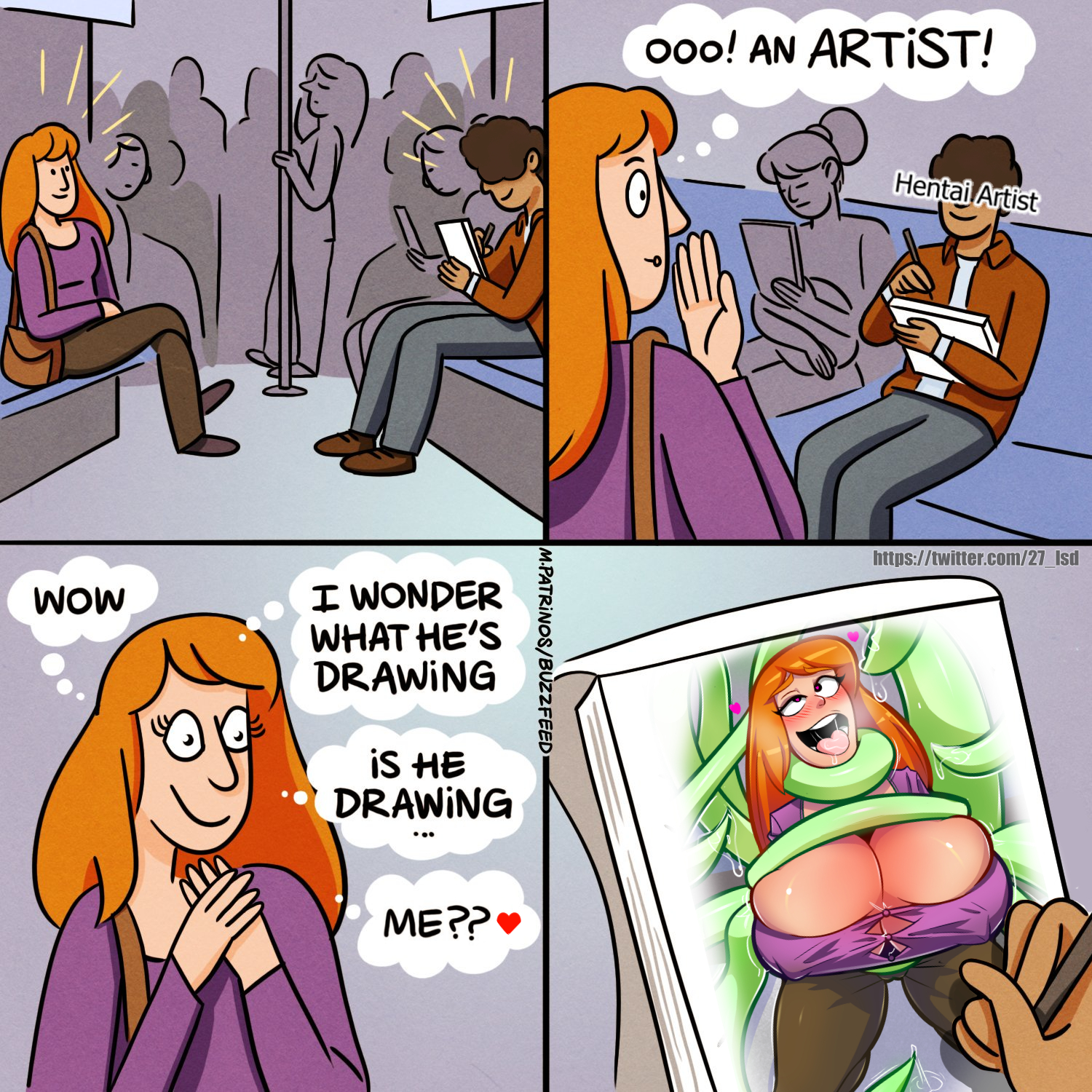27lsd, ahe gao, big breasts, breasts, erect nipples, female, meme, nipple bulge, nipples, parody porn, patrinos, tentacle
