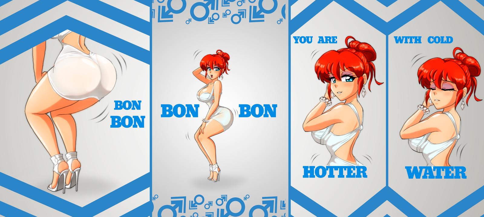 1girls, ass, big ass, big breasts, blue eyes, breasts, clothing, dress, eyeshadow, female, female only, genderswap, genderswap (mtf), high heels, large breasts, linkartoon, ponytail, ranma 1/2, ranma saotome, ranma-chan, red hair, redhead, rule 63, solo, stiletto heels, tagme, twerking, very high heels, white dress