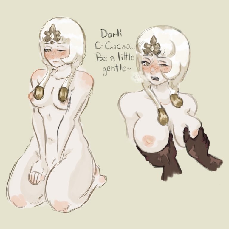 breasts, cookie run, cookie run kingdom, dark cacao cookie, female, mystic flour cookie