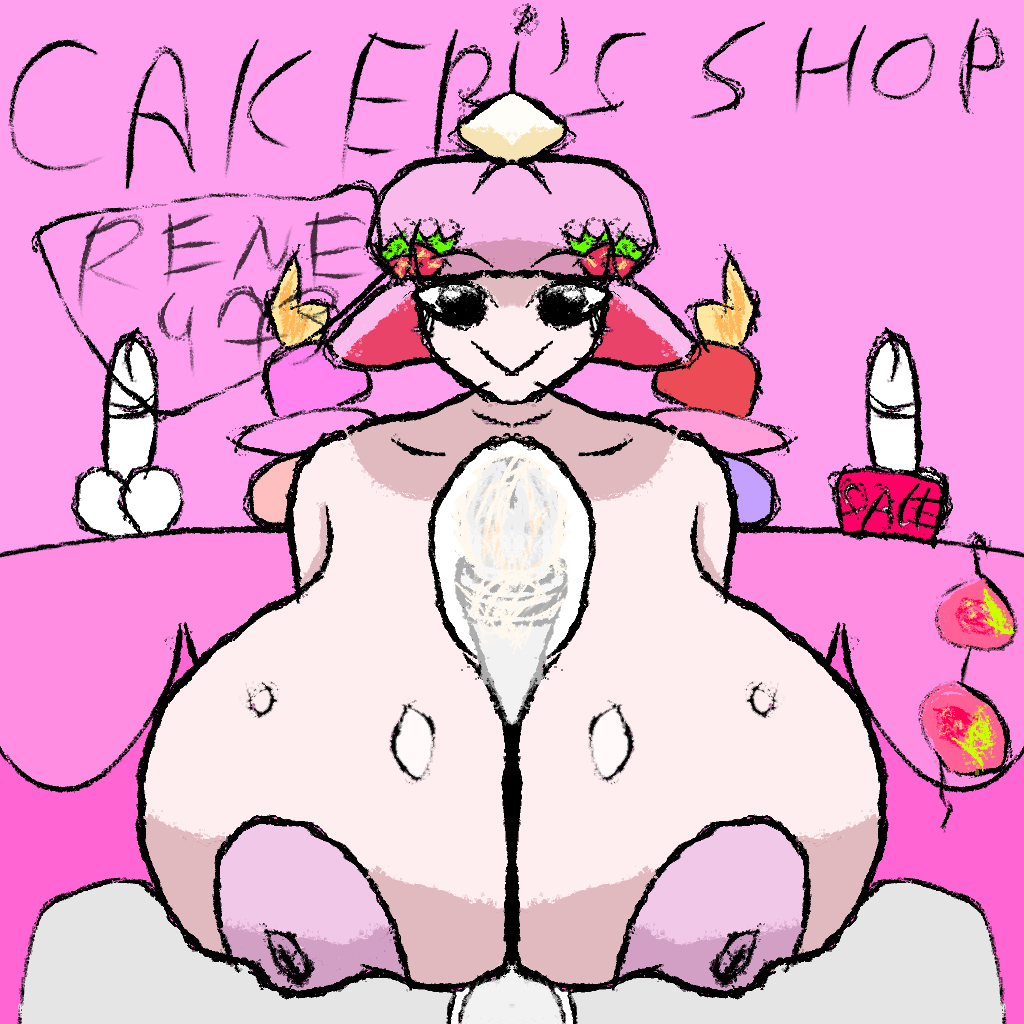 adult big_penis boobjob breasts_bigger_than_head cake cakebi caked_up chubby_female condom_on_penis cum_in_condom cute dave_and_bambi_mod dildo enjoying fnf_mods friday_night_funkin friday_night_funkin_mod ibispaintx large_breasts looking_at_viewer rene473 rene473_(artist) sale sex_in_public shop sketch