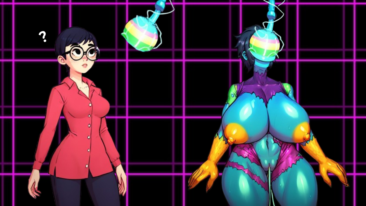 absurdes, ai generated, bare breasts, bare shoulders, before and after, blue skin, bottomless, breast expansion, breast growth, breast growth (enlargement), breasts, breasts outside, carmen sandiego (2019), claws, clothed, confused, corruption, cum, deltarune, electricity, exposed chest, female, female only, femsub, furry, glasses, handsfree ejaculation, huge breasts, hypnotic tentacle, julia argent, julia argent (carmen sandiego), large breasts, navel, nipples, no bra, no panties, nude, orgasm, pussy, short hair, solo, standing, thick thighs, thighs, topless, transformation, werewire