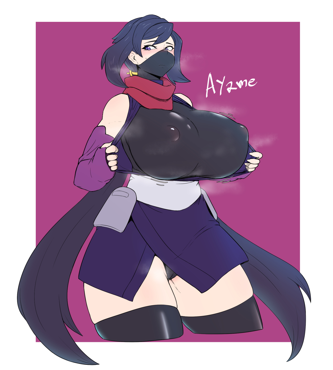 breasts, female, kunoichi, ninja, parallax05, tagme
