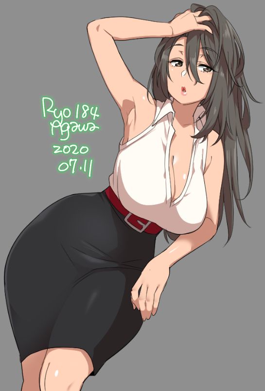 1girls, big breasts, breasts, cleavage, female, female only, large breasts, looking at viewer, ryo agawa, solo