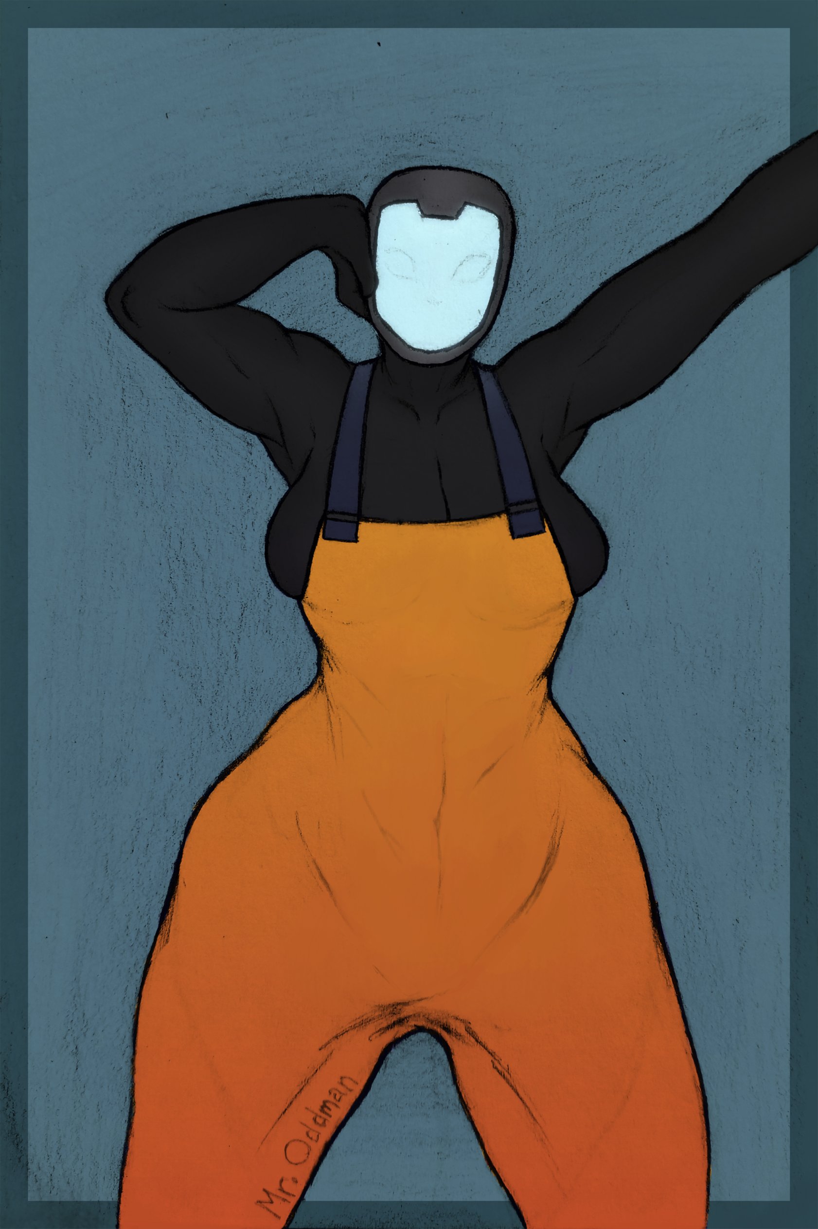 1girls, 2021, abs, big breasts, breasts, clothed, female, female focus, female only, fit, fit female, helmet, hi res, loader (risk of rain), mr oddman, muscular, muscular female, risk of rain, risk of rain 2, see-through, see-through clothing, stretching, tomboy, wide hips