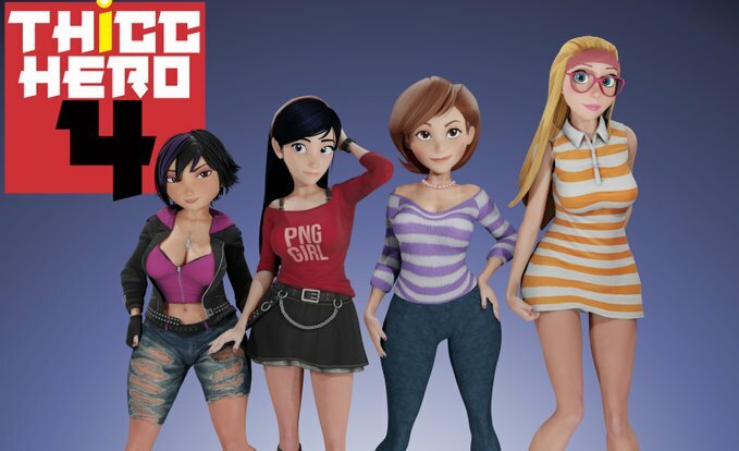 3d, 4girls, big hero 6, black hair, blonde hair, breasts, brown hair, busty, cleavage, crisisbeat, daughter, disney, female, female focus, female only, glasses, gogo tomago, helen parr, honey lemon, legs, light skin, light-skinned female, long hair, marvel, marvel comics, milf, mother, older female, pixar, sci-fi, science fiction, scifi, short hair, smooth skin, the incredibles, thicc hero 4, thighs, violet parr, voluptuous, younger female