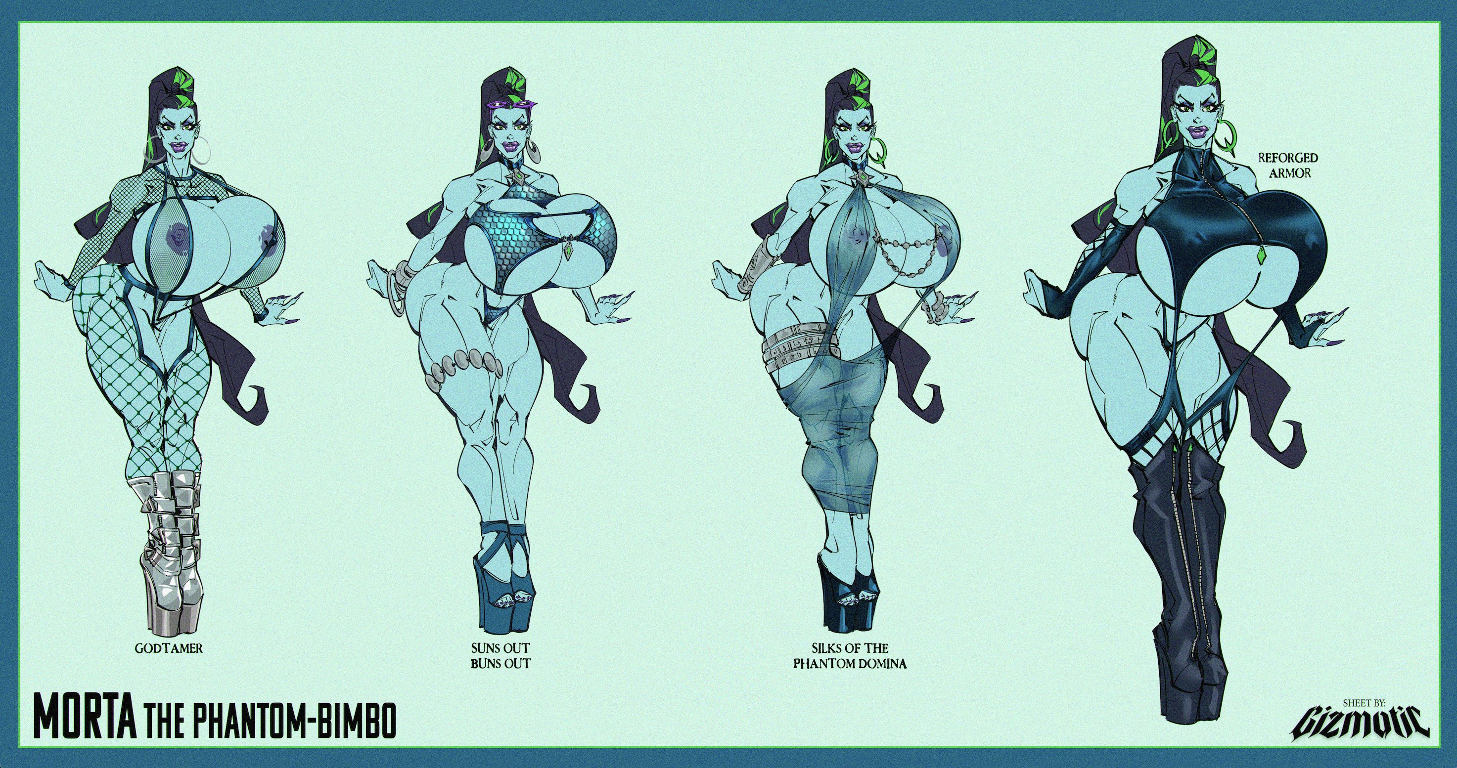 big breasts, big lips, bimbo, bolt on tits, breast implants, breasts, breasts bigger than head, dota 2, fake ass, fake breasts, fake tits, female, gizmotic, goth makeup, gothic, huge breasts, implants, large breasts, massive breasts, muscular, perfect body, phanthom, phantom assassin, slightly muscular, tagme, tall female