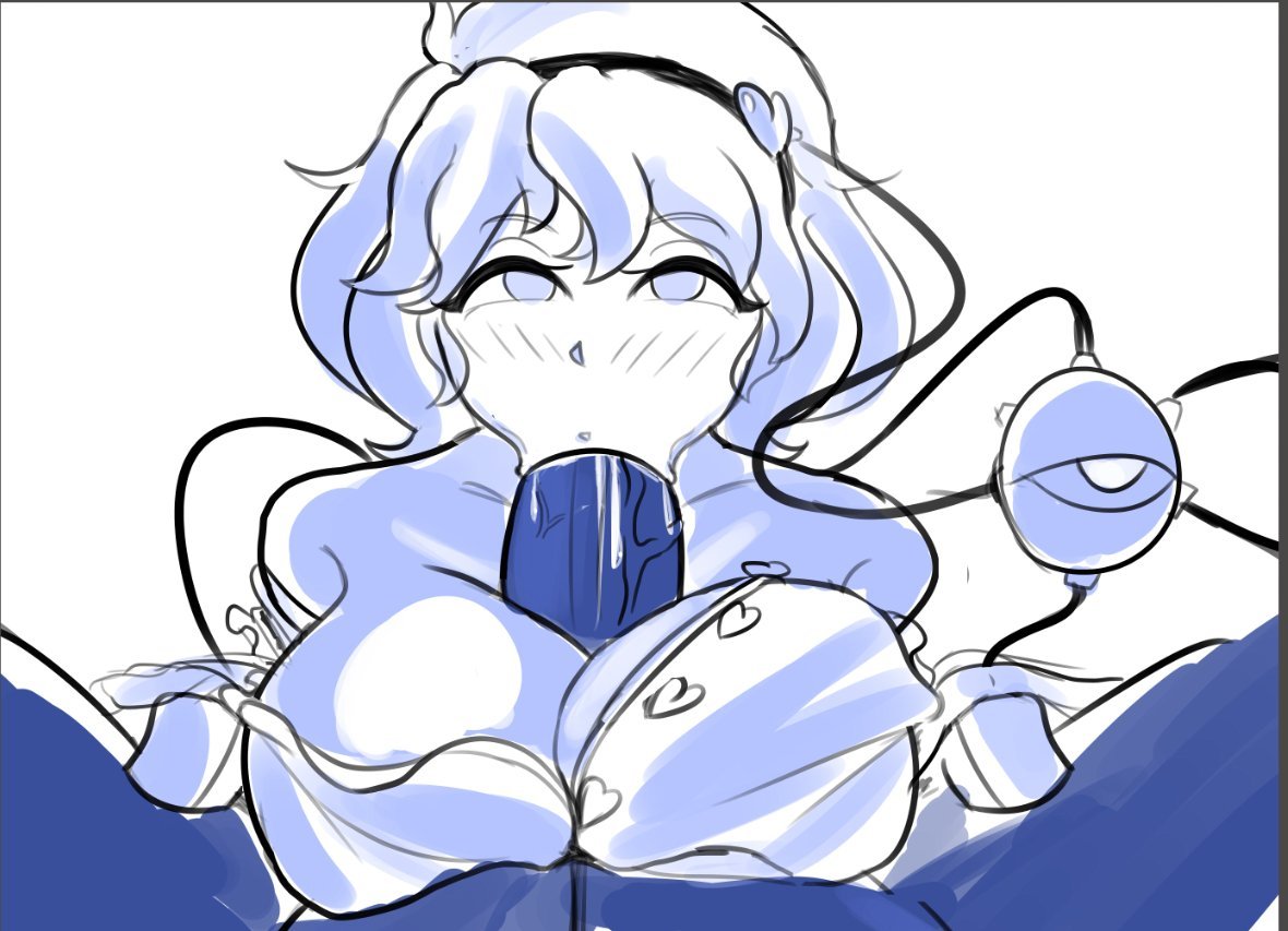 :>=, 1boy, 1girls, applesoda, big penis, blush, dark-skinned male, fellatio, female, interracial, komeiji satori, light-skinned female, looking at viewer, male, male pov, monochrome, oral, paizufella, paizuri, paizuri under clothes, penis, pov, satori komeiji, sex, sketch, subterranean animism, touhou