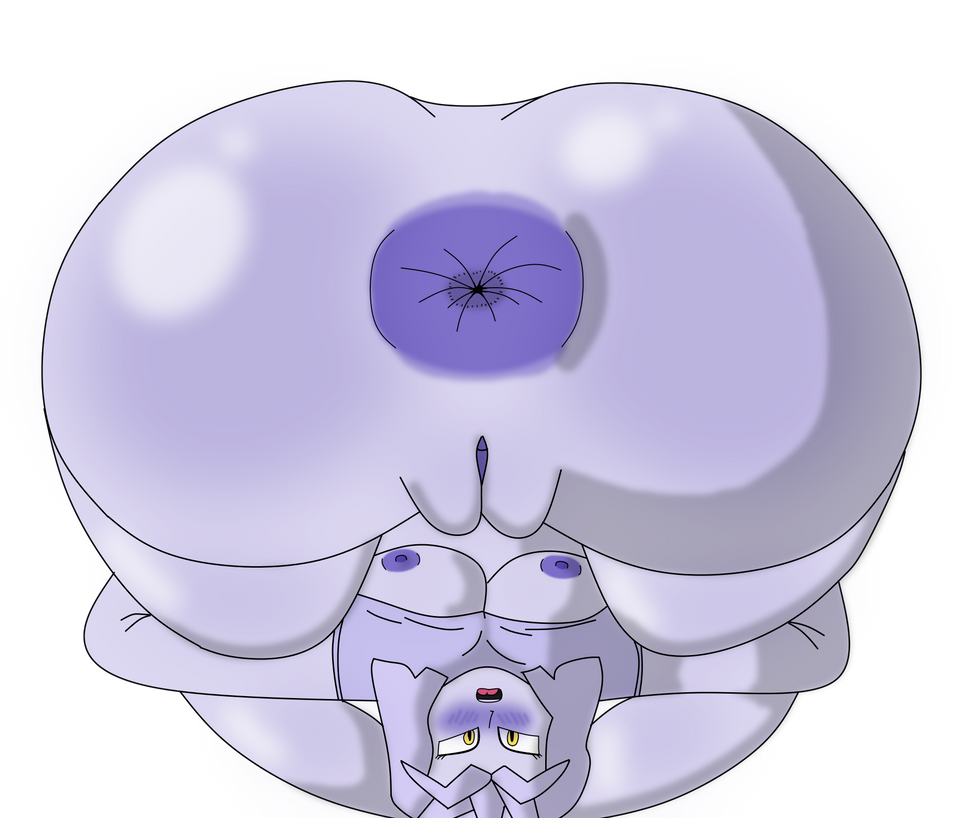 anus ass ass_focus baby_face_(jjba) big_ass breasts dat_ass huge_ass jojo's_bizarre_adventure presenting_anus presenting_hindquarters puffy_anus riptionary rule_63 supersecretsoup_(artist) transparent_background vento_aureo