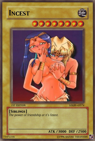 1boy 1girls big_sister breasts brother_and_sister card color female human incest invisiblepink isis_ishtar little_brother male marik_ishtar older_female older_sister tagme younger_brother younger_male yu-gi-oh! yu-gi-oh!_card