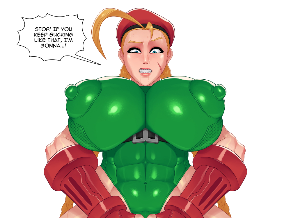 1futa, abs, areola bulge, areolae, big breasts, breasts, cammy white, dickgirl, erect nipples, fellatio, futanari, huge breasts, intersex, large breasts, muscular, muscular futa, nipples, oral, rampage0118, street fighter, taker pov