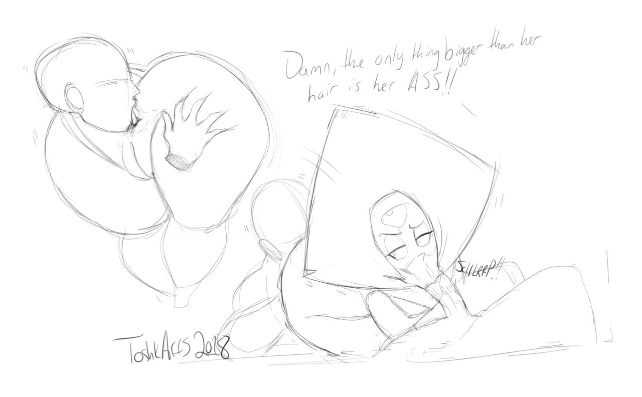alien, alien girl, anilingus, anus, ass, ass worship, asshole, big ass, blowjob, face in ass, fellatio, female, guillion (toshkarts), huge ass, licking ass, milf, peridot (steven universe), rimming, spread anus, spread ass, steven universe, thick thighs