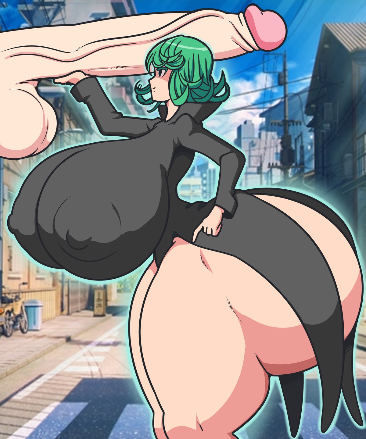 1girls, alternate ass size, alternate breast size, ass, balls, big ass, big breasts, big butt, bimbo, breasts, female, gigantic ass, gigantic breasts, gigantic butt, green hair, hair, hourglass figure, huge ass, huge balls, huge breasts, huge butt, huge cock, human, hyper, hyper ass, hyper breasts, hyper butt, hyper penis, large ass, large butt, larger female, male, massive ass, massive butt, one-punch man, penis, small waist, superbunnygt, tagme, tatsumaki, thick thighs, thighs, turboranger, wide hips