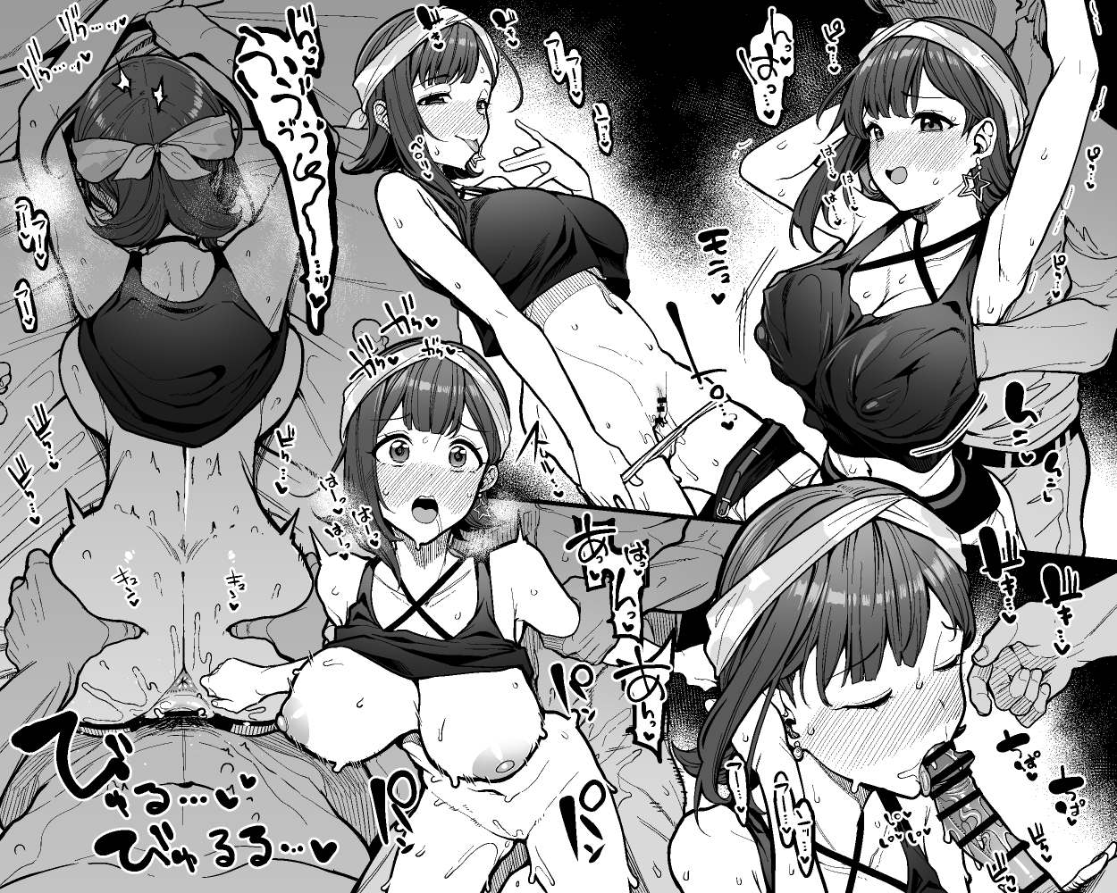 1boy, 1girls, ass, breast grab, breasts, breasts out, fellatio, female, hololive, hololive gen 0, hololive japan, large breasts, male, moketa, nipples, pussy juice, pussy juice drip, sex, short hair, sweat, sweatdrop, sweating, tokino sora, tokino sora (8th costume), vaginal penetration, virtual youtuber, wet pussy