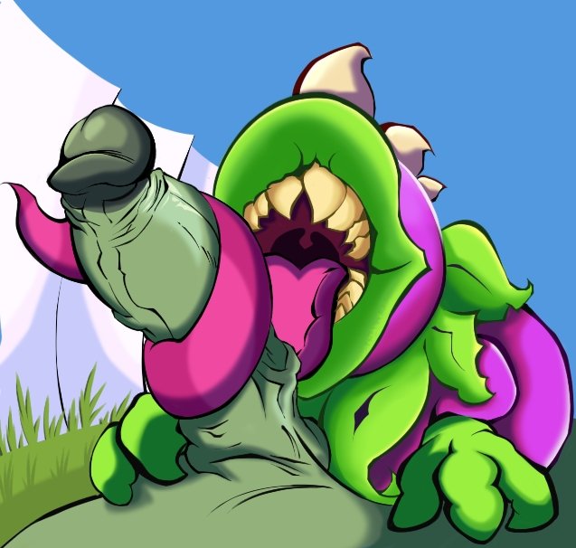 1girls, anthro, anthrofied, ass, breasts, chomper (pvz), female, flora fauna, oral, plant, plant girl, plant humanoid, plantie, plants vs zombies, plants vs. zombies, popcap games, pussy, tongue wrap, xoardibujos, zombie (pvz)