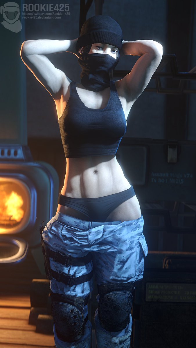 1girls, 3d, female, frost (rainbow six), rainbow six, rainbow six siege, rookie425, tagme, tom clancy