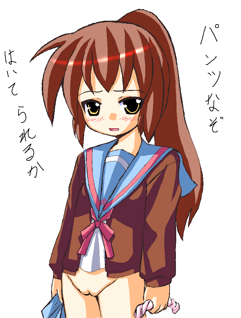 female female_only human kyon kyonko rule_63 solo suzumiya_haruhi_no_yuuutsu tagme