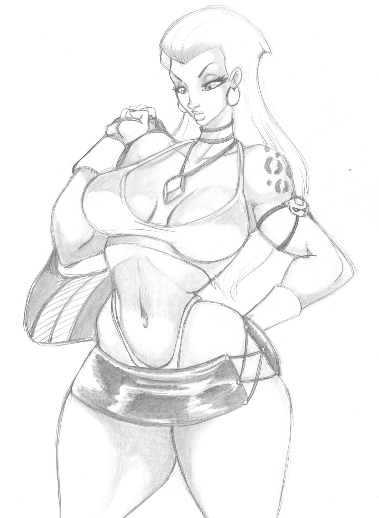 1girls african african_female big_breasts breasts curvaceous curves curvy curvy_body curvy_figure curvy_hips disney female female_focus female_only henrik-drake hhammerh hourglass_figure large_breasts legs lower_body monochrome muscles muscular muscular_female pencil_(artwork) queen_la rsahnp short_skirt skirt tarzan_(1999_film) the_legend_of_tarzan thick thick_thighs thong upper_body v-string voluptuous waist whale_tail wide_hips