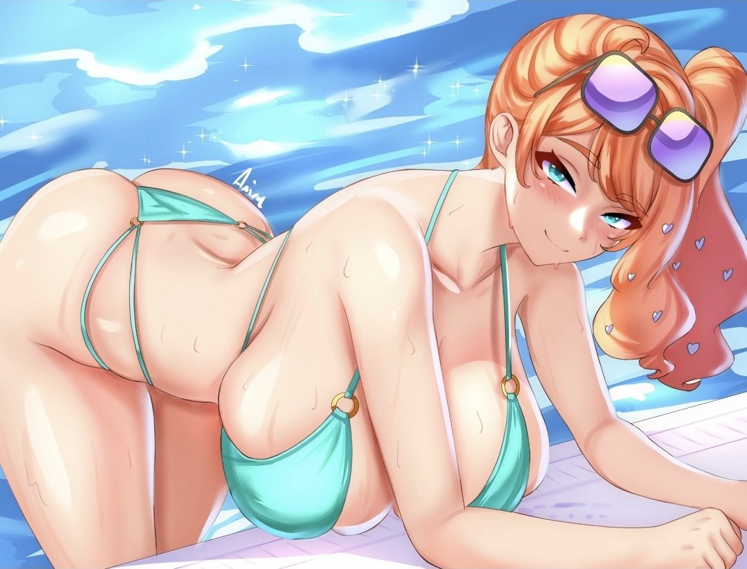 1girls abs anisdrawn breasts female female_focus female_only human human_only large_breasts light-skinned_female light_skin looking_at_viewer nintendo pokemon solo sonia_(pokemon) thick_thighs thighs wide_hips