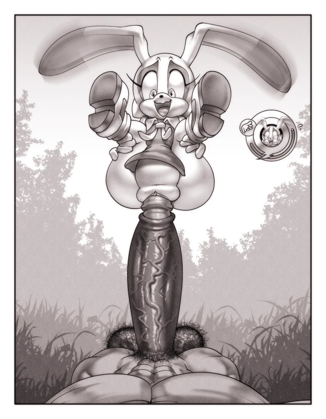 1boy, 1girls, almost inserted, angelauxes, animal ears, anthro, anthro female, ass, balls, big penis, breasts, brown eyes, brown nose, bunny, bunny girl, cock shock, color, cream the rabbit, cub, dark skin, dark-skinned male, eyebrows, eyelashes, female, female cub, female on human, flat chest, fur, furry, furry female, furry only, gameplay mechanics, genitals, girly, hairy balls, huge cock, human, human male, human on anthro, imminent penetration, imminent rape, inminent sex, interspecies, just the tip, lagomorph, large ass, large penis, larger human, larger male, long ears, male, male human, male human/female anthro, male human/female cub, male on anthro, male/female, mammal, mobian (species), no panties, older human, older male, older male and younger female, open mouth, penis, pubic hair, pussy, rabbit, rabbit ears, rabbit girl, sega, shallow penetration, size difference, small breasts, smaller anthro, smaller female, sonic (series), sonic heroes, sonic team, sonic the hedgehog (series), tail, tan fur, text, thick, thick ass, thick butt, thick thighs, tongue, uncensored, vaginal sex, video games, wide hips, yellow eyes, young, young anthro, young female, younger anthro, younger female