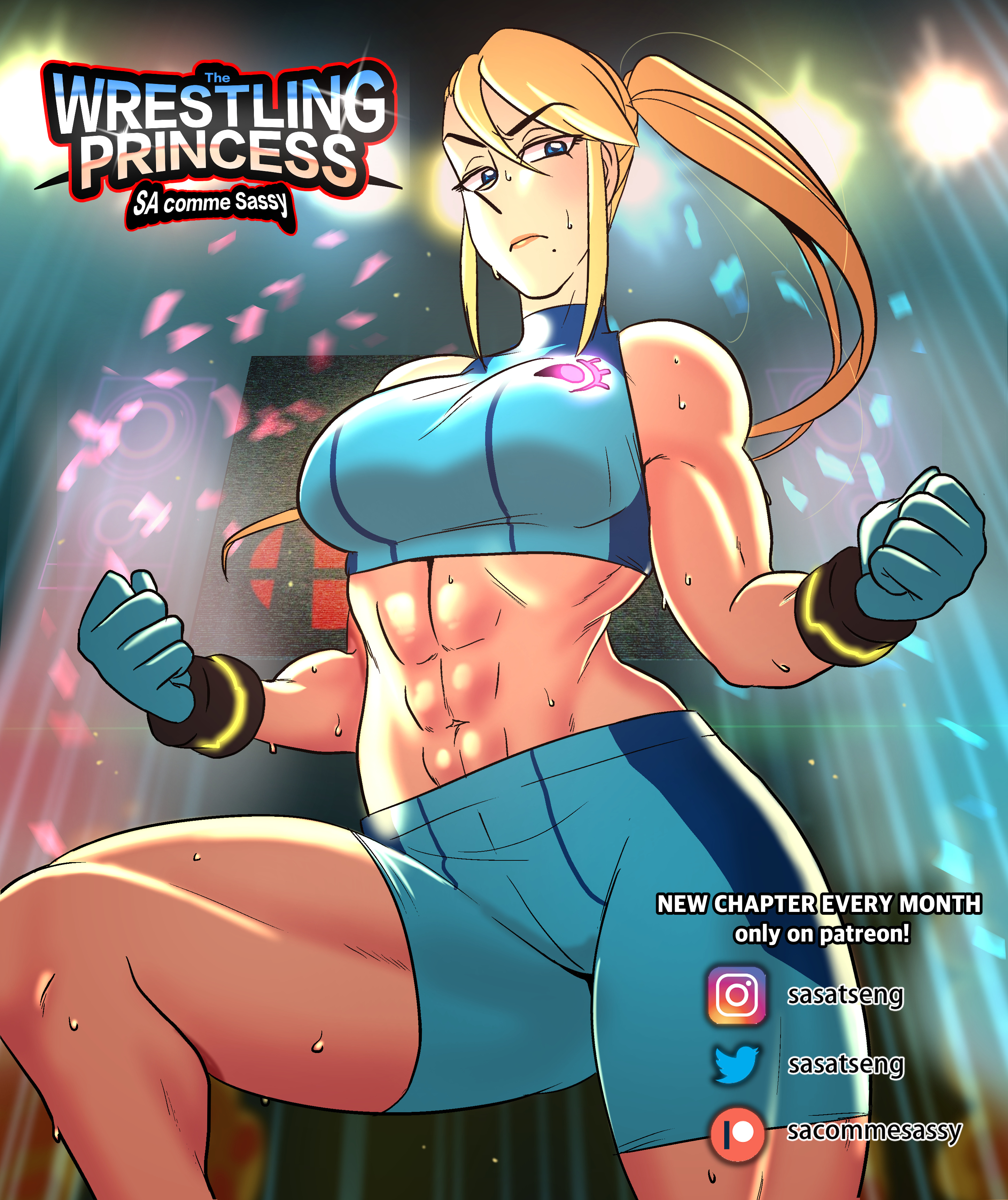 abs, female, metroid, nintendo, samus aran, sasatseng, tagme, the wrestling princess