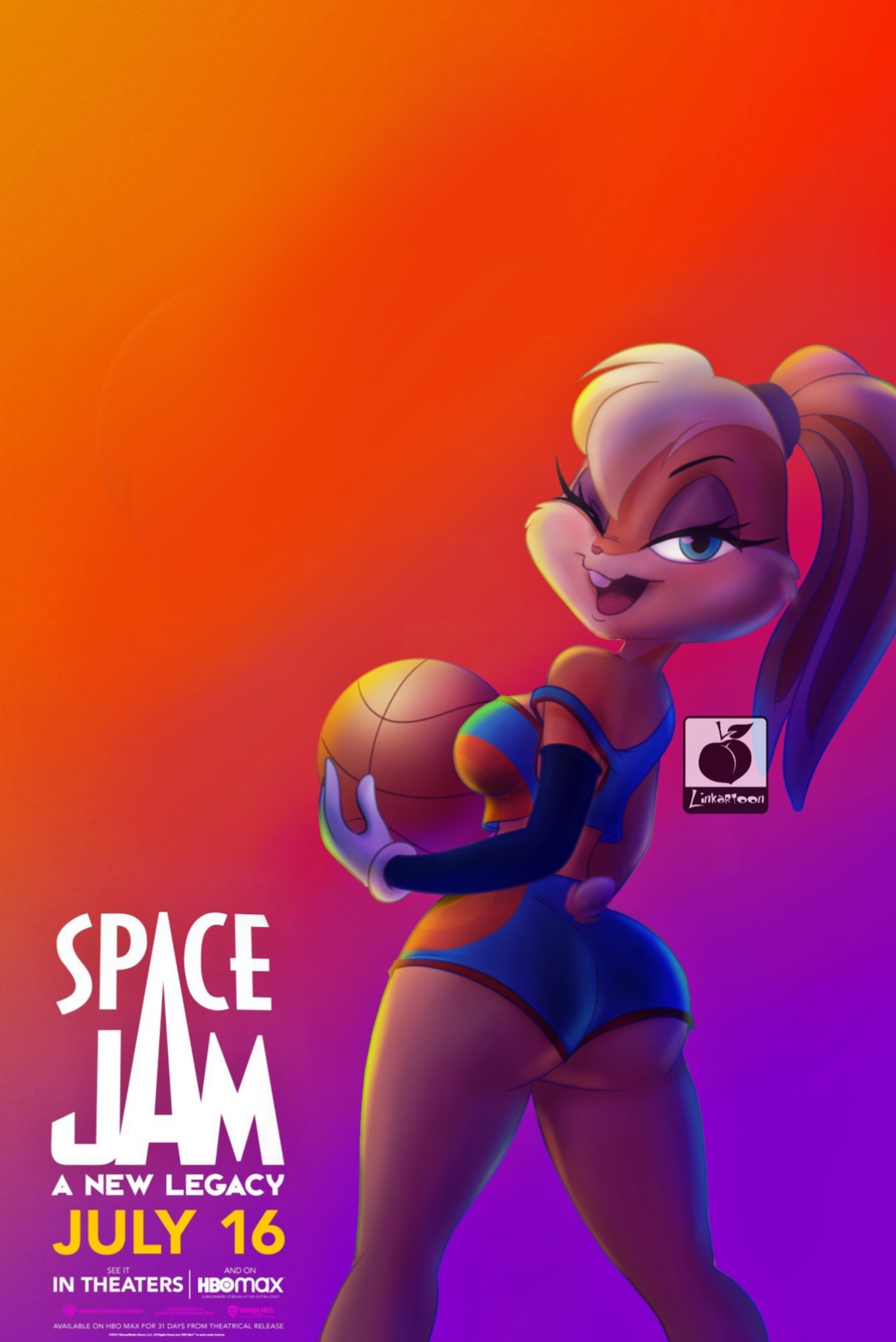 1girls anthro artist_name ass back back_view blonde_hair blue_eyes breasts bunny_ears bunny_tail female fur furry humanoid linkartoon lola_bunny long_ears looney_tunes ponytail rabbit rabbit_girl rabbit_humanoid redesign solo space_jam space_jam:_a_new_legacy warner_brothers watermark