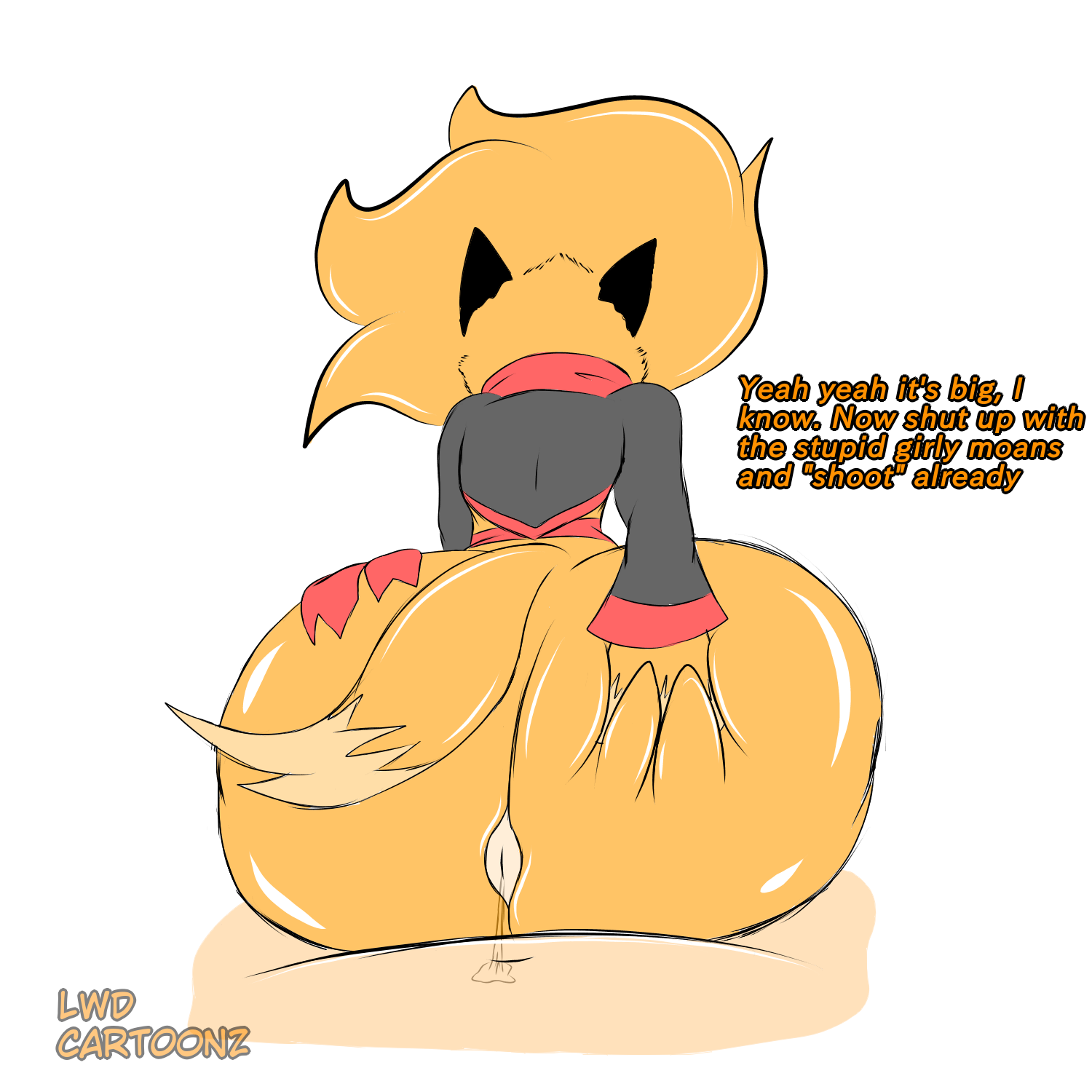 alien, anthro, ass, ass focus, ass grab, ass shot, assjob, back view, big ass, big butt, bubble ass, bubble butt, butt focus, butt grab, buttjob, dafimos fang, dialogue, fat ass, femboy, femboy on male, gay, hot dogging, human on anthro, long sleeves, lwd cartoonz, male, original character, penis, penis tip, precum, presenting hindquarters, sitting on lap, squeezing, squeezing butt, white skin