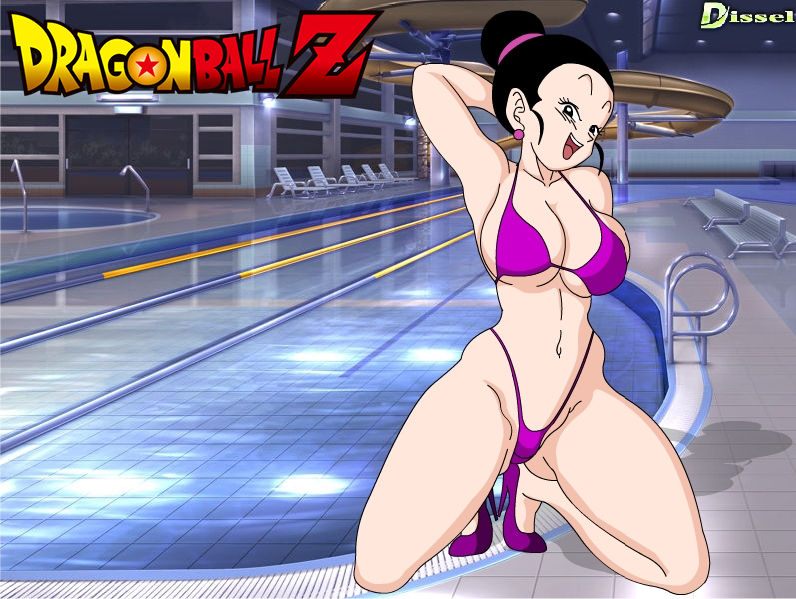 1girls 2d big_ass big_breasts bikini bimbo breasts busty chichi chichi_(majin_buu_saga) dissel dragon_ball female female_only footwear full_color high_heels huge_breasts milf naughty_face no_penetration posing shounen_jump skimpy_clothes solo solo_female thick_thighs