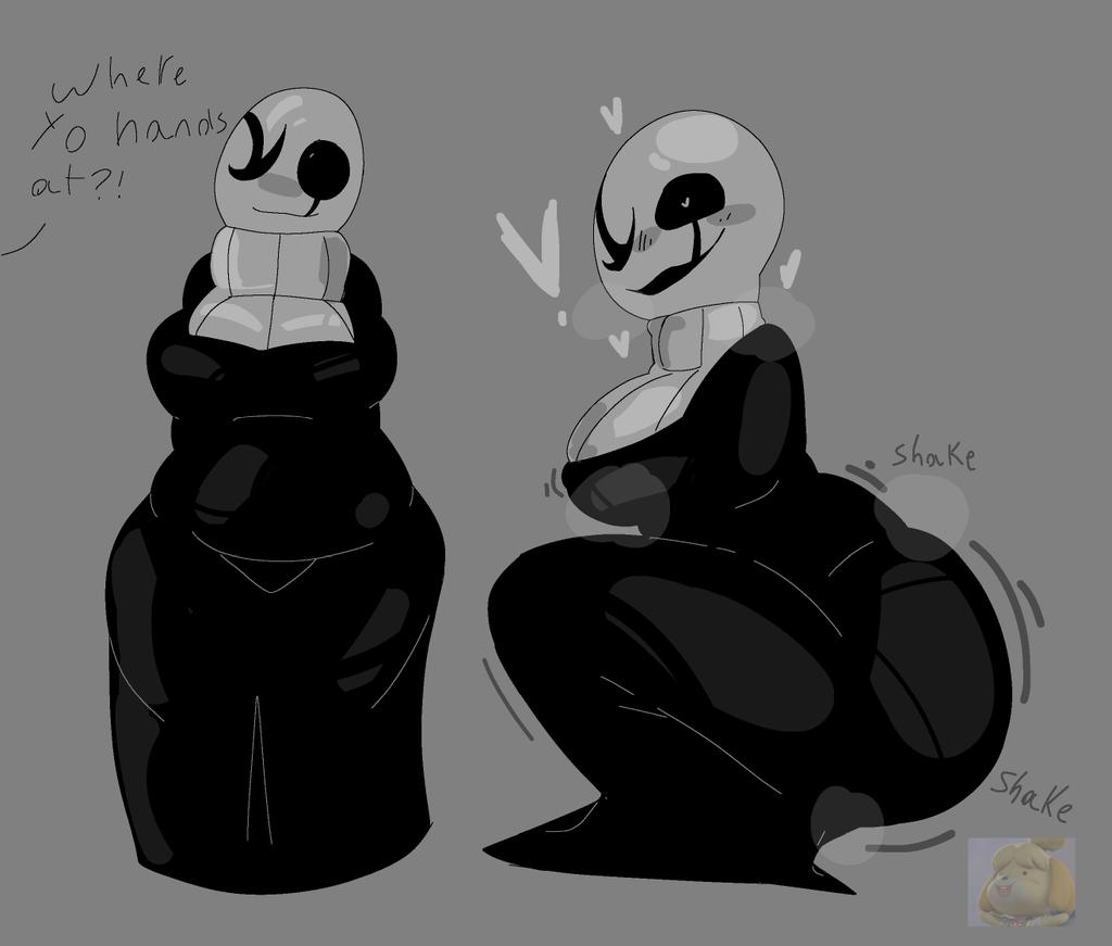 1girls, ass, big ass, big breasts, breasts, deltarune, fem gaster, female, female only, gaster, jurynavthesheep, rule 63, tagme, tagme (artist), undertale