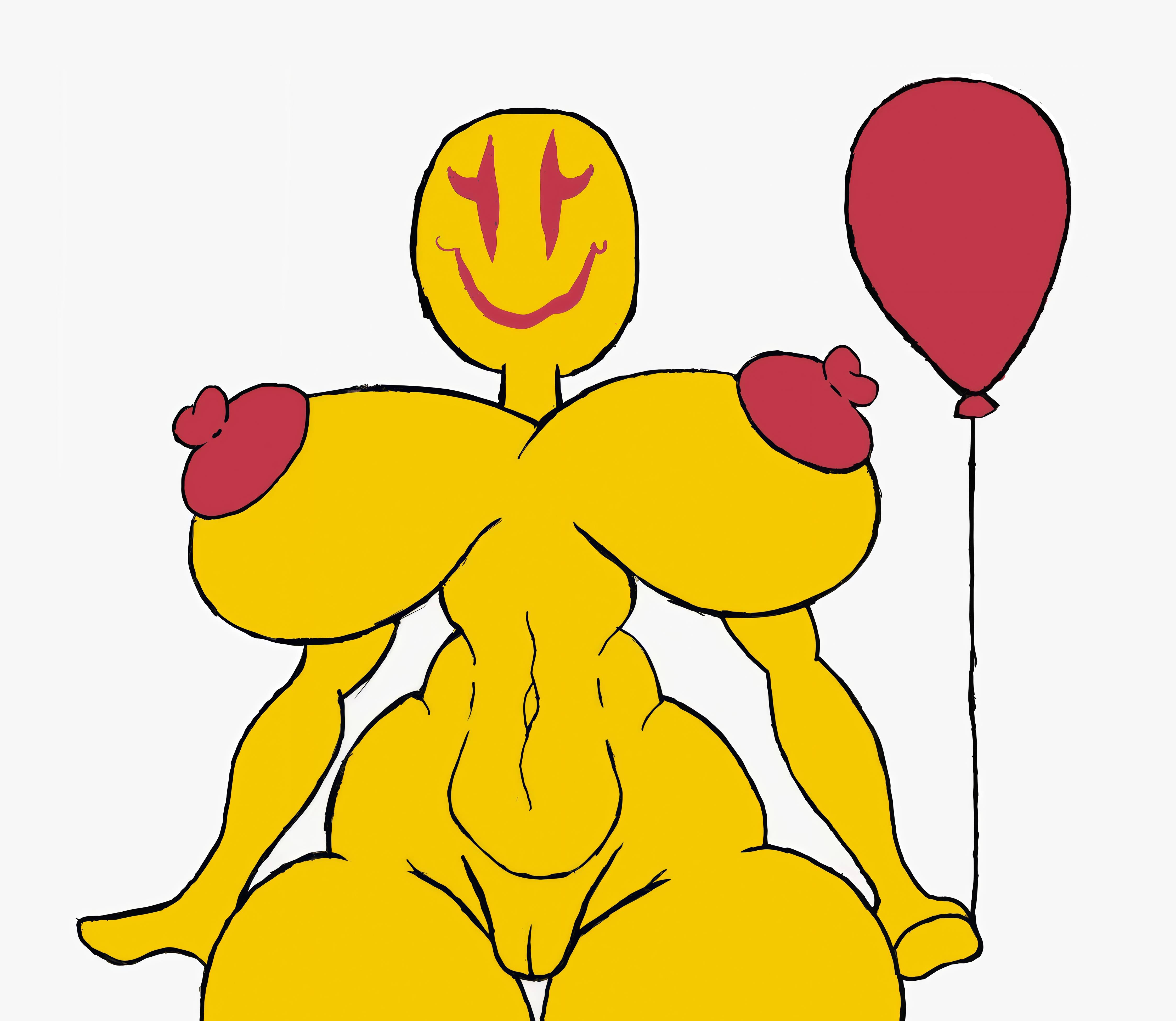 1girls, abdomen, balloon, big areola, big ass, big breasts, big butt, big nipples, big thighs, bouncing breasts, breasts, breasts bigger than head, completely nude, completely nude female, creepy, creepy smile, creepypasta, drawing, entity-67 (backrooms), exposed breasts, female, female focus, female only, female partygoer (the backrooms), front view, graphite (artwork), horror, huge ass, huge breasts, huge thighs, icechesse, imminent sex, large ass, large breasts, monster girl, muscular, muscular female, naked, naked female, nightmare waifu, no ai, nude, nude female, original, original character, partygoer (the backrooms), public domain, pussy, red balloon, red eyes, red nipples, sketch, smile, smiley face, solo, solo female, stomach bulge, tagme, the backrooms, thick, thick ass, thick legs, thick thighs, ugly face nice body, urban legend, wide hips, yellow body