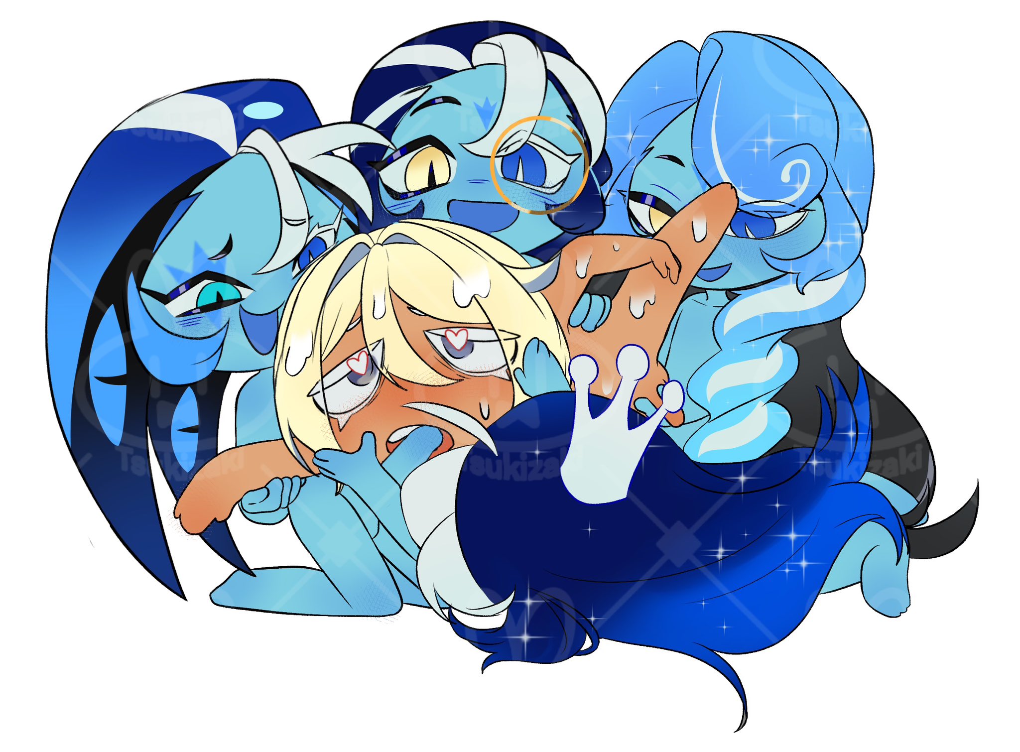 5boys, black pupils, blowjob, blowjob gesture, blue penis, blue skin, blush, blushing, cookie run, cookie run braverse, cookie run kingdom, cumdump, emotionless, emotionless sex, fount of knowledge, gang bang, gang rape, gangbang, gangrape, gay, gay sex, group, group sex, headmaster of the blueberry yogurt academy, heart eyes, heart-shaped pupils, iris42932931, light-blue eyes, male, male rape victim, male rapist, multiple boys, multiple males, open mouth, oral, precorruption shadow milk cookie, pure vanilla cookie, rape, sage of truth, sex party, shadow milk cookie, short hair, short hair male, smug, smug eyes, smug face, smug grin, smug smile, snake pupil, truthless recluse, tsukizaki2025, white pupils, yaoi, yellow eyes, yellow hair, yellow hair male