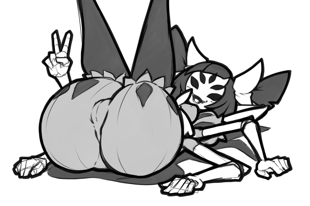 1girls, 6 arms, ass, big ass, big butt, black hair, cameltoe, cute, fat mons, female, huge ass, huge butt, jujujiru, leggings, looking at viewer, monochrome, monster, muffet, multi arm, multi limb, on back, peace sign, presenting, pussy, shoes, short hair, short shorts, shorts, sketch, smiling, spider, undertale, white background