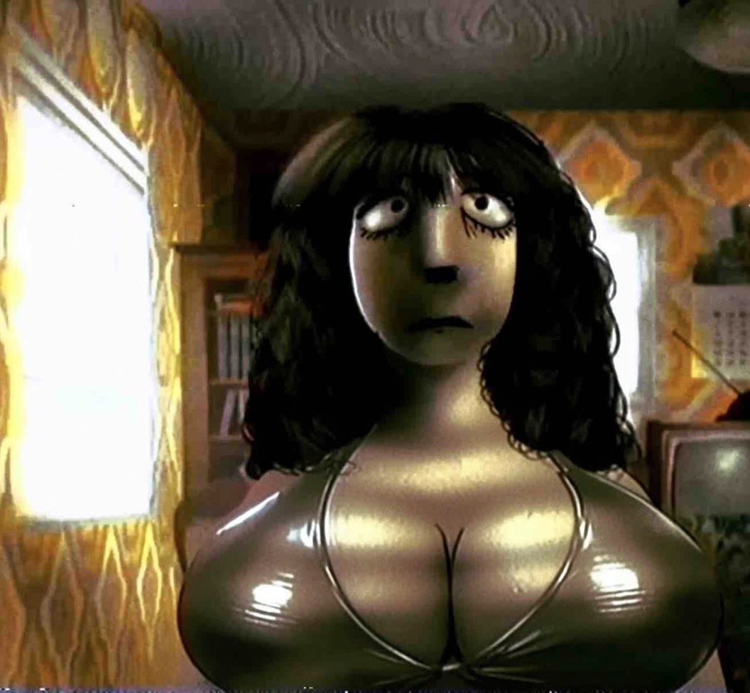 analog_horror cleavage huge_breasts rosemary_walten