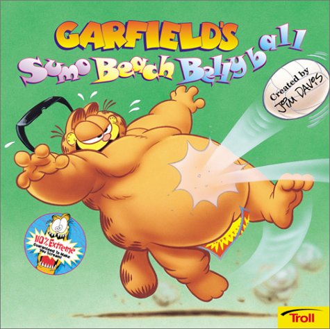 animal_ears anthro beach dust feet garfield_(series) garfield_the_cat inflation jim_davis letters loincloth male_only obese paws soles tail toes words