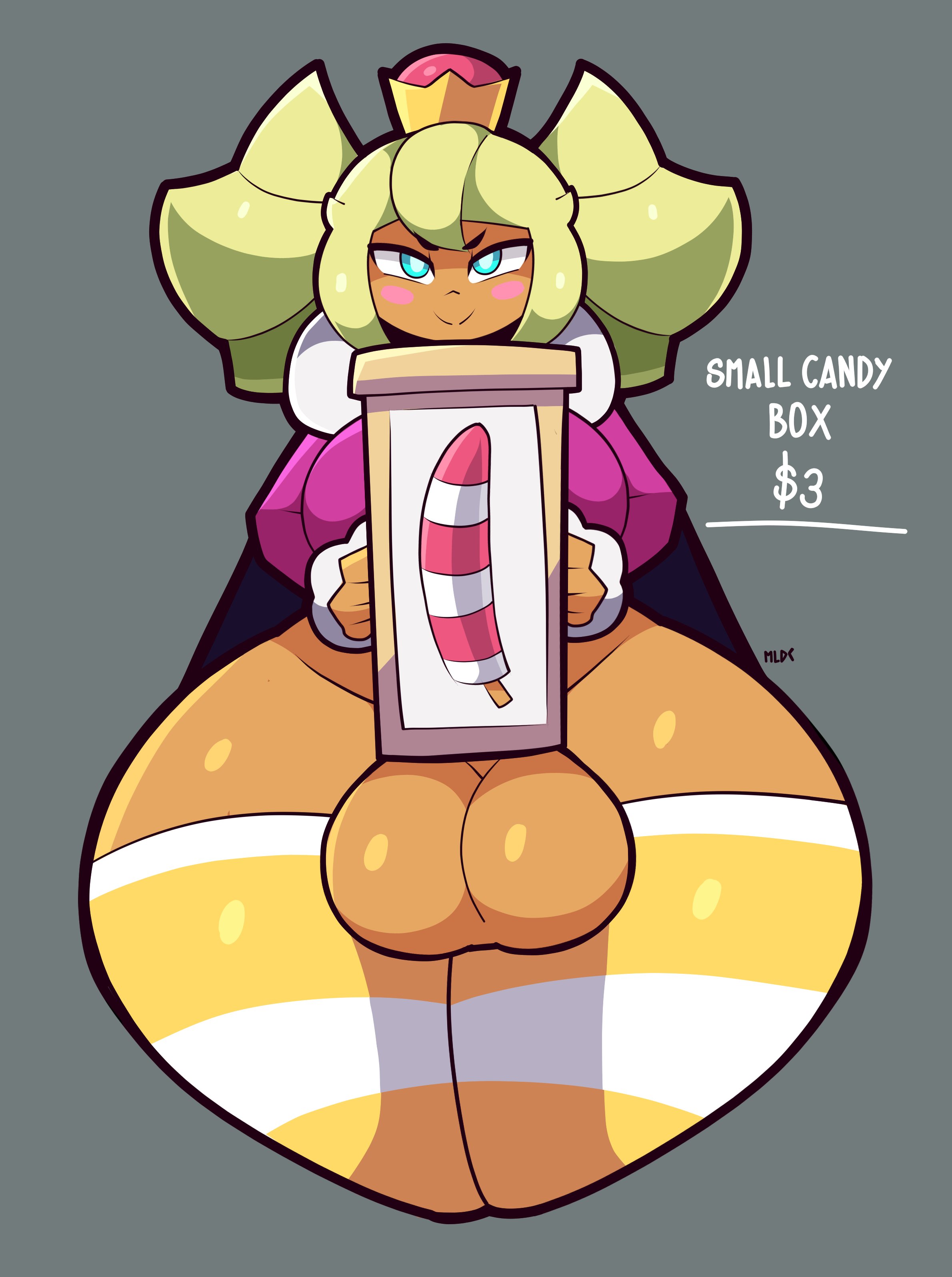 1futa, 1girls, balls, big balls, big thighs, brawl stars, cock, dick, dickgirl, double drownz, female, futa only, futanari, gigantic thighs, huge balls, huge thighs, mandy (brawl stars), thighs