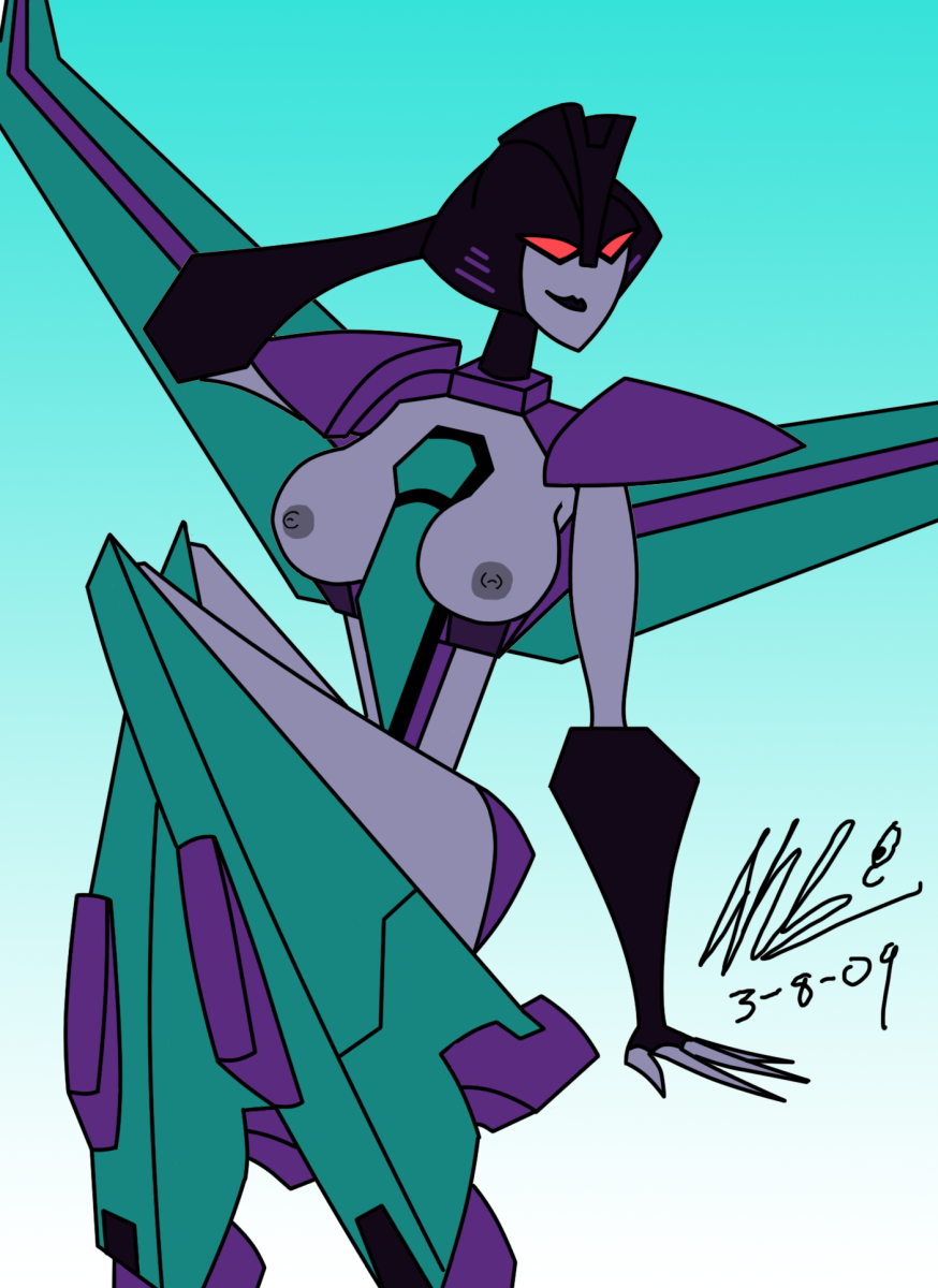 1girls alien alien_girl areola big_breasts black_lips black_lipstick breasts decepticon female female_only grey_body grey_nipples grey_skin machine mechanical mindsedge nipples posing ragetreb red_eyes robot robot_girl slipstream solo solo_female tagme transformers transformers_animated wings