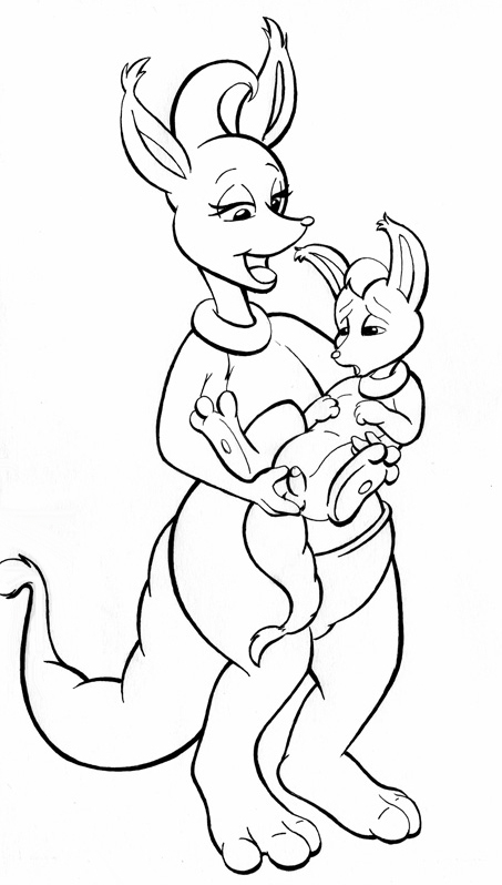 3_toes age_difference anthro balls carrying dr_seuss eyelashes female furry hindpaw horton_hears_a_who incest kangaroo larger_female line_art long_ears male mammal marsupial milf monochrome mother mother_and_son open_mouth penis pouch puppyfluff rudy_kangaroo size_difference smaller_male smile son sour_kangaroo spread_legs standing straight tail tail_tuft white_background