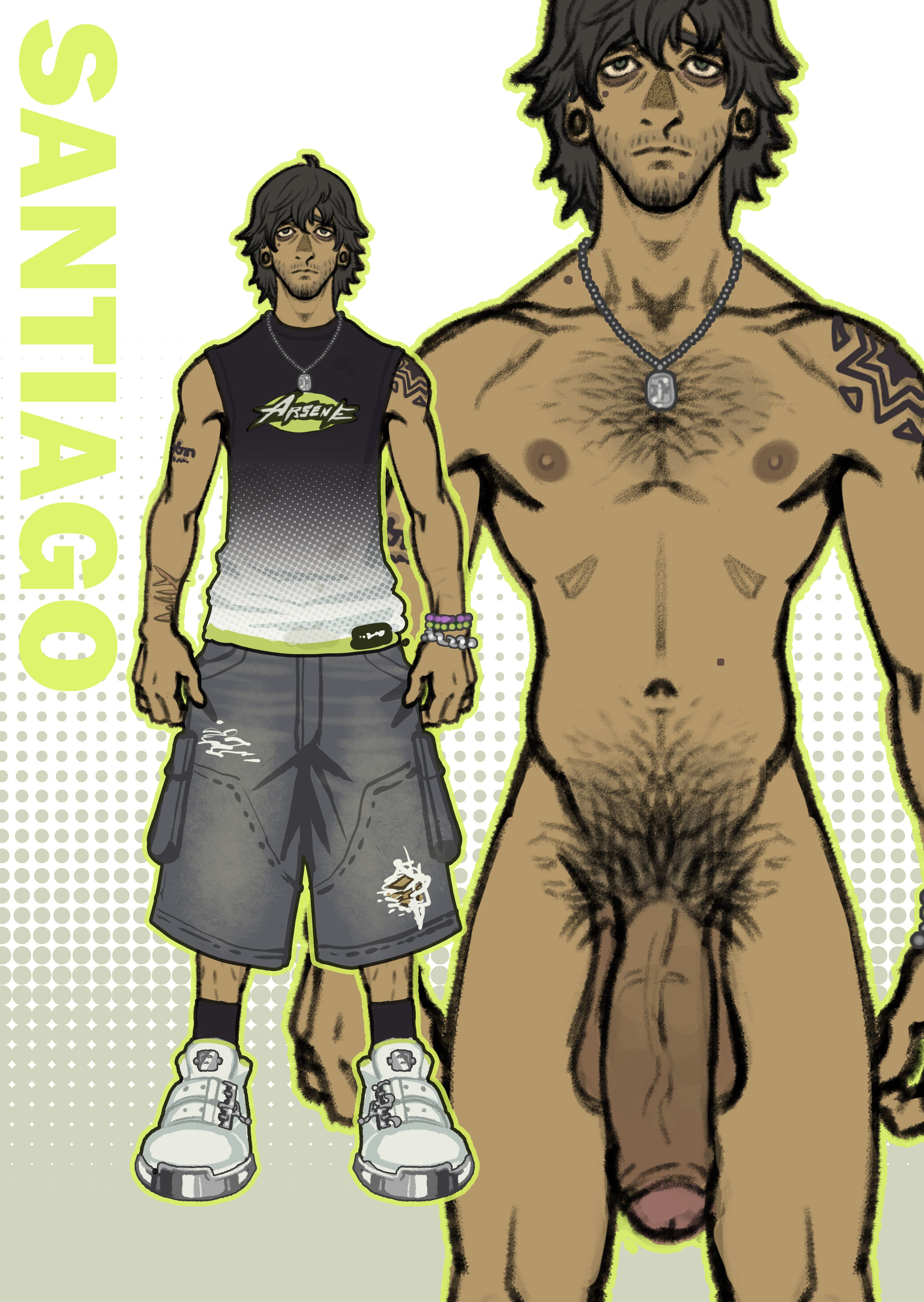 balls, bara, big, big penis, hairy, hairy male, male, male focus, male only, penis, redgart, tagme, veins, veins on dick, veiny penis