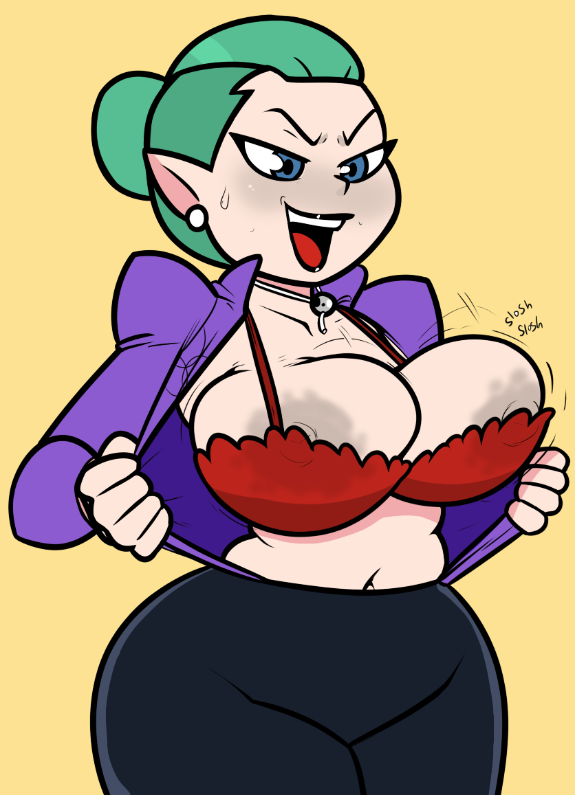 1girls, areolar amelanism, big breasts, blue eyes, bursting breasts, color, color edit, colored, colored sketch, colorshun, curvy female, curvy hips, curvy milf, disney, disney channel, disney xd, exposed breasts, female, female focus, female only, green eyes, jiggling, jiggling breasts, lipstick, mature female, milf, mother, odalia blight, open mouth, overflowing breasts, ponytail, slightly chubby, slightly chubby female, solo female, straining clothing, terrible the drawfag, the owl house, tight clothing, tight pants, tongue, undersized clothes, undersized clothing, wide hipped female, wide hips