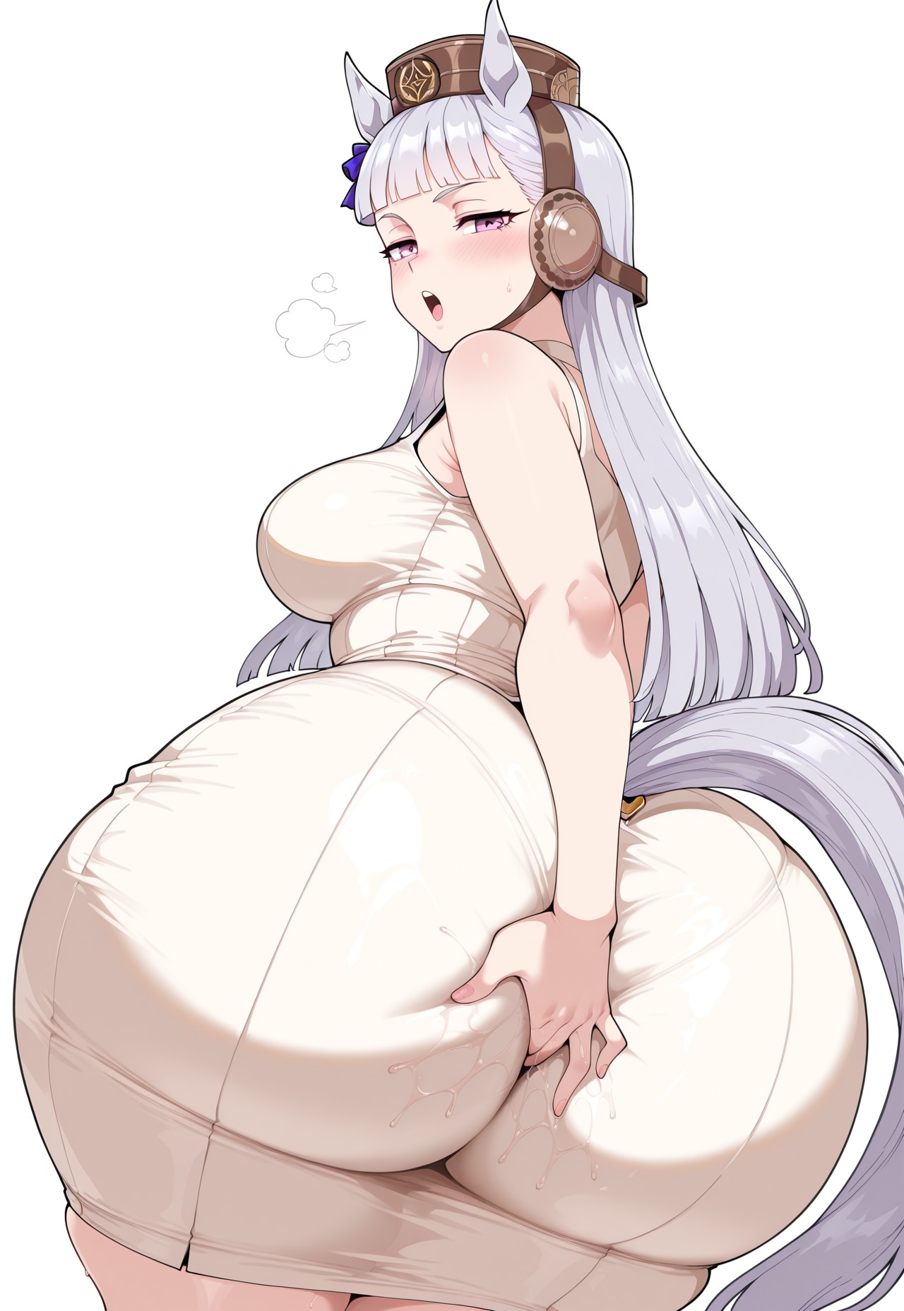ai generated, digging up in they ass, female only, gold ship (umamusume), rayasox, umamusume, umamusume pretty derby