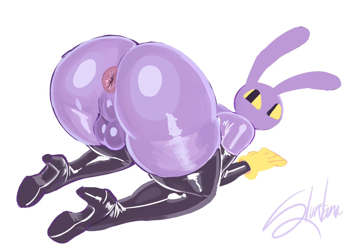 1transfem, anus, anus focus, asking for it, ass, ass focus, ass hole, balls, ballsack, bubble butt, bunny ears, butt, butt hole, digital art, freeposers, high heels, jax (tadc), jax (the amazing digital circus), looking at viewer, massive ass, no background, purple skin, solo, tadc, tagme, the amazing digital circus, thick thighs, trans (lore), transgender woman, transgender woman (lore), yellow gloves