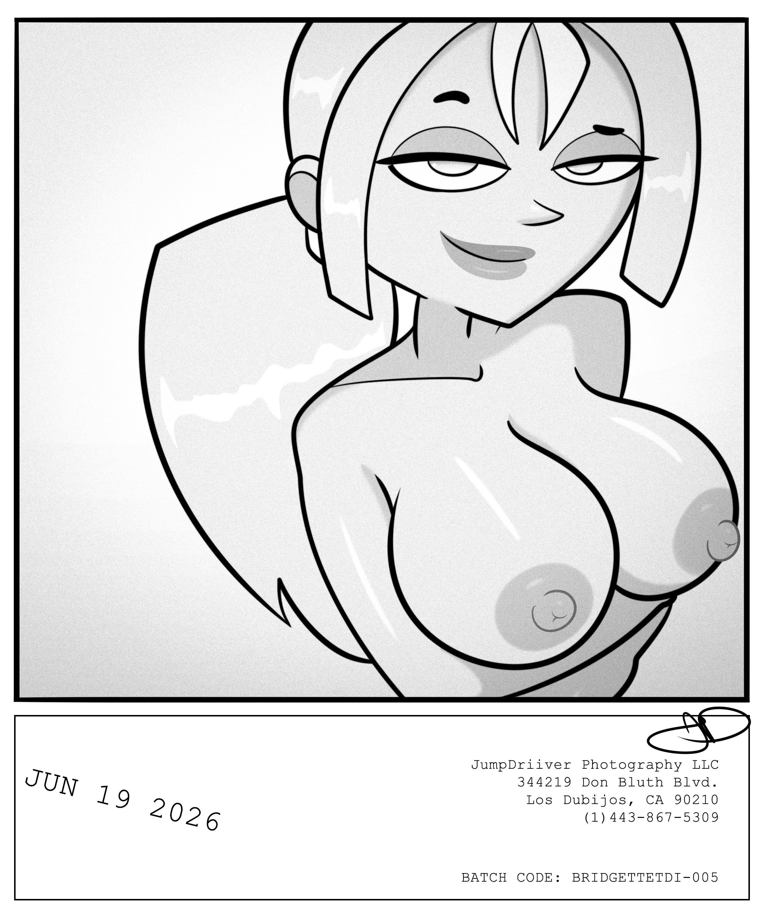 2026, 2d, areolae, big breasts, breasts, bridgette (tdi), busty, cartoon network, erect nipples, female, female focus, female only, jumpdriiver, light skin, light-skinned female, long hair, nipples, nude, nude female, nudity, polaroid, ponytail, tagme, teletoon, total drama (series), total drama island