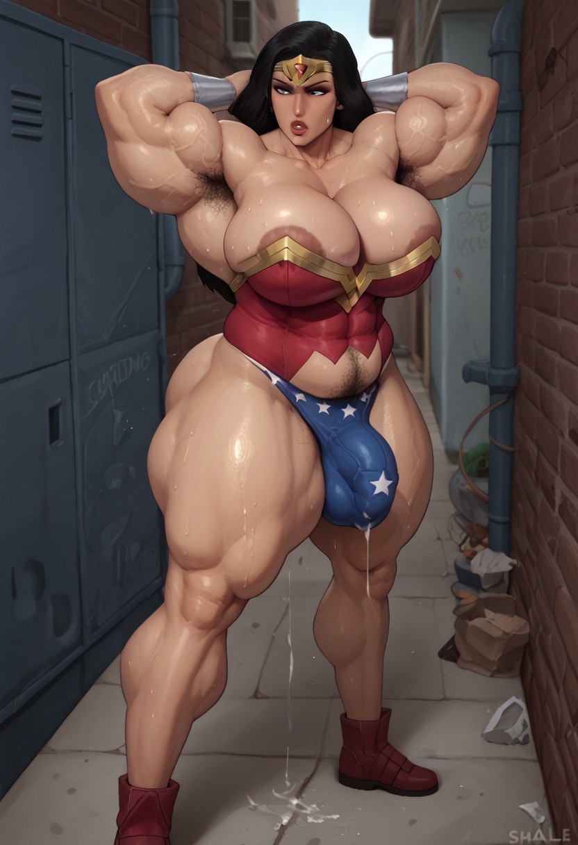 1futa abs ai_eyes ai_generated alley almost_naked amazon areola_slip areolae armpit_hair armpits arms_behind_head arms_up ball_bulge balls_in_panties balls_under_clothes barely_clothed biceps big_balls big_breasts big_bulge big_muscles black_hair bracers breast_squeeze breasts bulge bulky bush bustier busty circlet civitai cleavage color dripping_cum excessive_pubic_hair flaccid flexing front_view futa_sans_pussy futanari hairy_armpits happy_trail headband huge_breasts jimojo lingerie long_hair midriff muscular muscular_arms muscular_futanari muscular_thighs navel outdoors penis_under_clothes pony_diffusion_xl pubic_hair pubic_hair_peek shiny_skin shoes skimpy skimpy_bikini skimpy_clothes skimpy_costume skimpy_top standing steam steaming_body steamy_armpits strapless superheroine sweat sweating sweaty_breasts sweaty_thighs thick_thighs thighs thong triceps tubetop underwear veiny_arms veiny_muscles wide_hips wonder_woman wristband