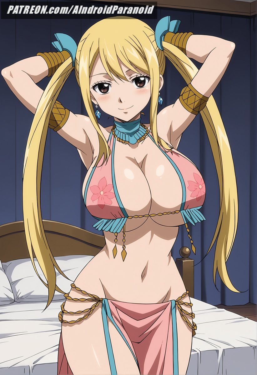 ai_generated aindroidparanoid ass big_ass big_breasts big_butt blonde_hair brown_eyes busty curvy cute dancer fairy_tail fat_ass female female_only hips huge_ass huge_breasts large_ass large_breasts legs lucy_heartfilia narrow_waist slim_waist stable_diffusion thick_ass thick_thighs twintails voluptuous waist wide_hips