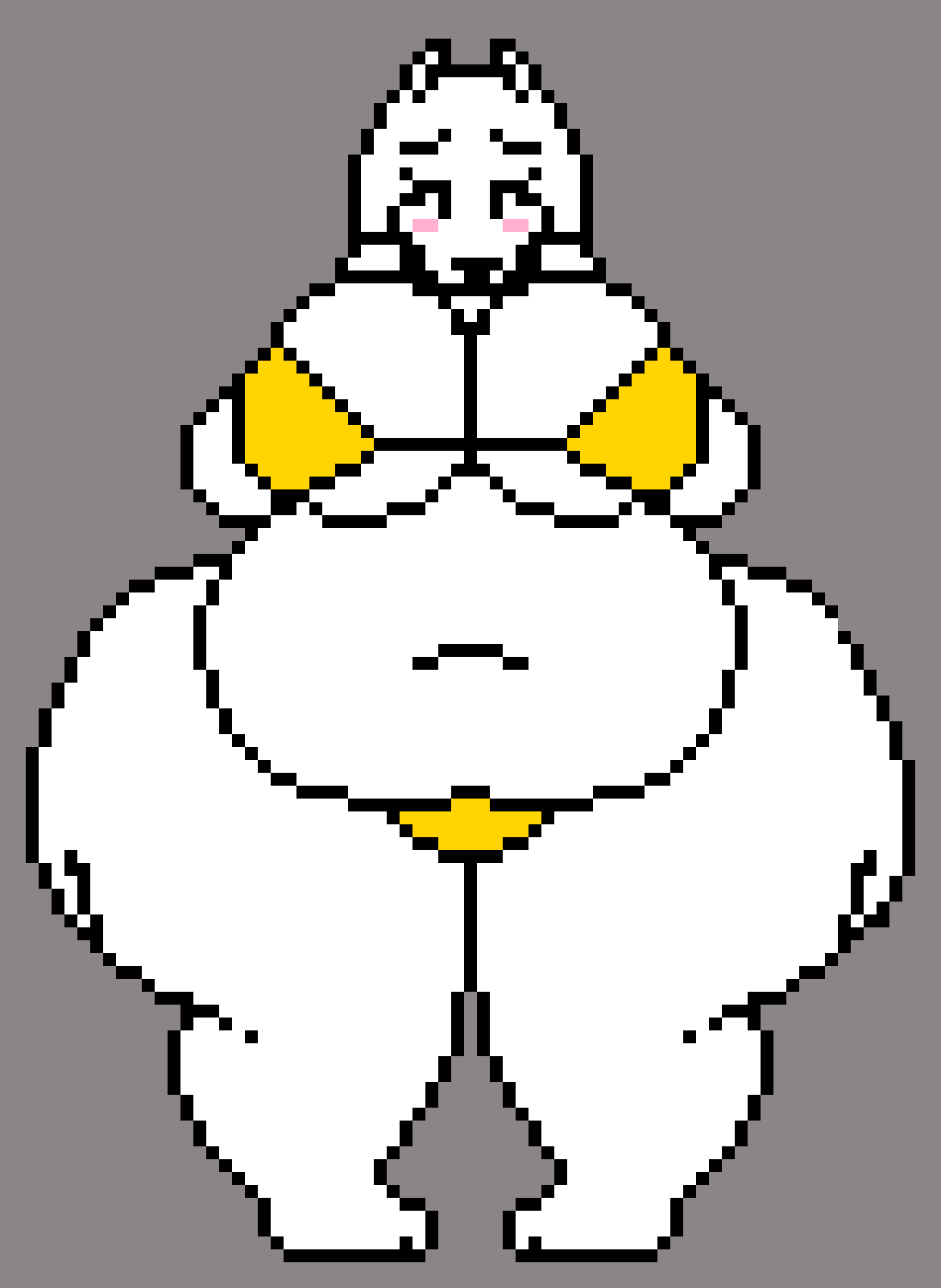 1girls 2d big_breasts bikini boss_monster breasts chip_at_night color female female_only furry huge_breasts hyper_thighs mostly_nude navel pixel_art solo_female tagme thick_thighs toriel undertale undertale_(series) wide_hips