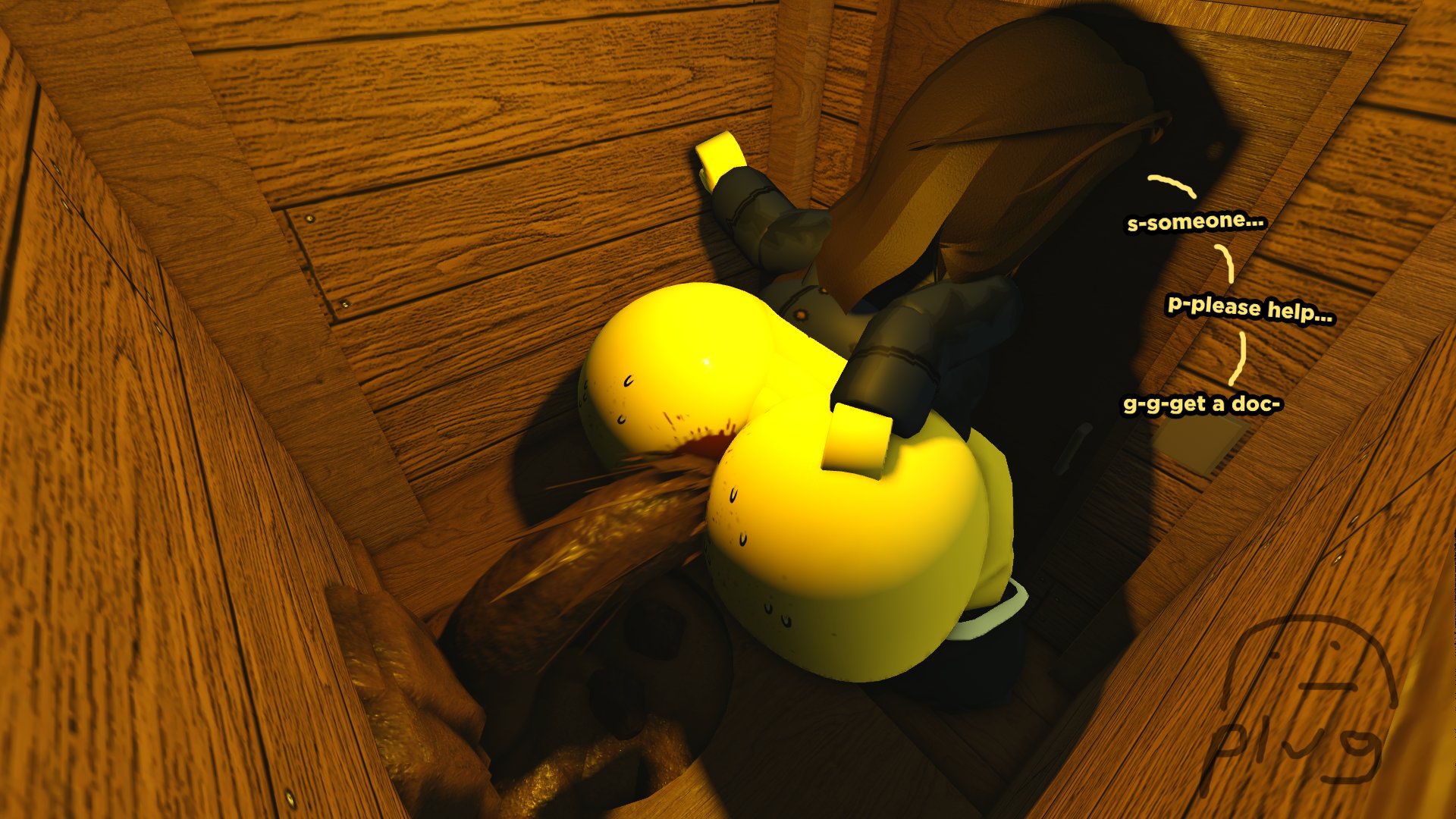 1girl, 1girls, 1woman, bathroom, bending over, bent over, big ass, big butt, hyper feces, hyper scat, one hand on ass, outhouse, overflowing toilet, pooping, roblox, robloxian, scat, shitting, toilet, toilet use