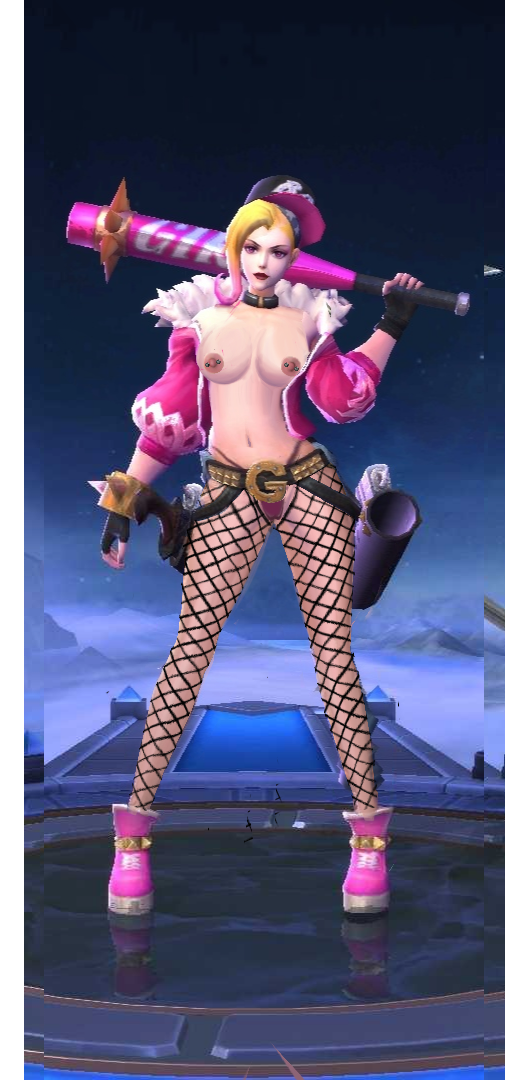 edit fanny_(mobile_legends) girl mobile_legends nipple_piercing tagme