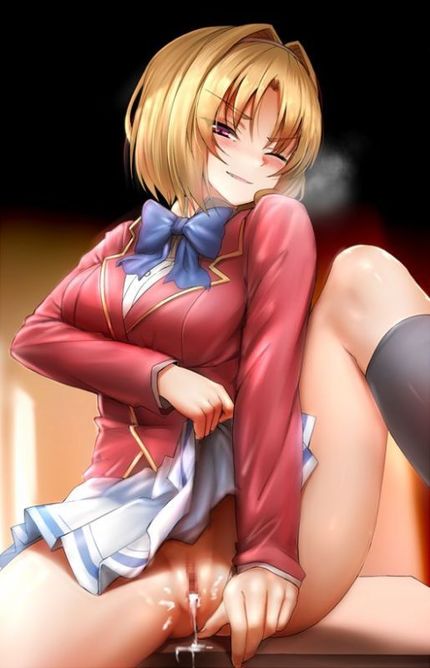 classroom_of_the_elite cum_in_pussy female female_only full_body ginhaha happy kushida_kikyou pussy pussy_juice youkoso_jitsuryoku_shijou_shugi_no_kyoushitsu_e